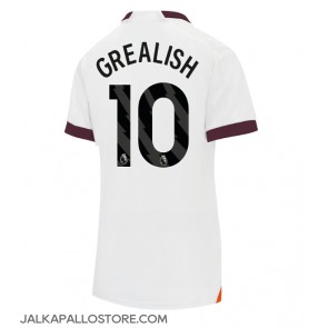 Manchester City Jack Grealish #10 Vieraspaita Naisten 2023-24 Lyhythihainen
